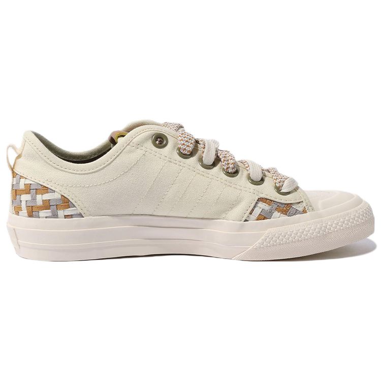 adidas Originals Nizza Rf Casual Durable Low-Top Skate Shoes Unisex Sneakers Beige FZ5590