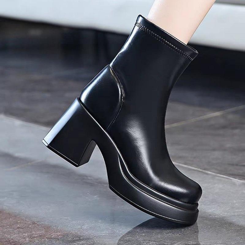 Fashion Outdoors Women's Ankle Boots Side Zipper Wear Resistant 2024 Hot Sale Autumn Winter Casual Female Boots Botines De Mujer