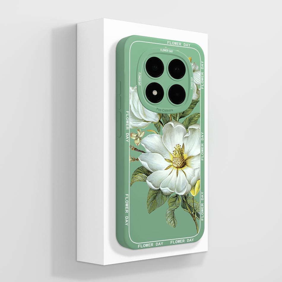 Case For Redmi Note 15 Pro Plus Artistic Style Full Coverage Funda For Redmi Note15 Covers Soft Liquid Silicone Phone Protector
