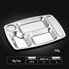 304 Stainless Steel Compartment Meal Tray