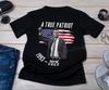 Charlie Kirk Shirts, A True Patriot T-shirt Saying RIP Memorial