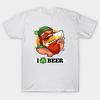 T Shirt Women Patrick Loves Beer Harajuku Print Kawaii Tshirt Summer Short Sleeve Female T-Shirt Top Tee