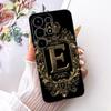 For Itel S26 Ultra 2026 Royal Crown Initial Letter Couple Phone Case For Itel Super 26Ultra Black Silicon Soft Covers Bumpers