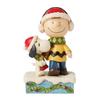 JIM SHORE Snoopy Charlie Scarf 6017237 & <Christmas>