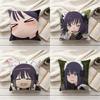 Shizuku Kuroe Marin Kitagawa Pillow Case Living Room Sofa Cushion Cover Suitable For Home Bedroom Room Decoration