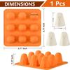 Ghost Chocolate Candy Molds Reusable Halloween Silicone Mold Cute Ghost Ice Mould for Jelly Chocolate Candy Gummy