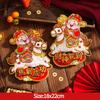 Chinese Spring Festival Couplets Door Window Stickers Horse New Year Decoraitons Lunar Horse Year Home Wall Decor