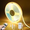 DC 12V COB Led Strip Light Bar RF Dimmable Backlight Lamp Tape For Kitchen Cabinet Car Decor With EU Plug