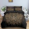 Bohemian Lotus Mandala Flower Bedding Set Boys Girls Twin Queen Size Duvet Cover Pillowcase Bed Kids Adult Home Textileextile