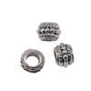 Multi Color Spacer Beads Ornate Metal Big Hole Beads For Jewelry Projects