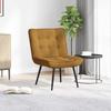 Relax Chair Brown 64 X 74 X 84 Cm Velvet