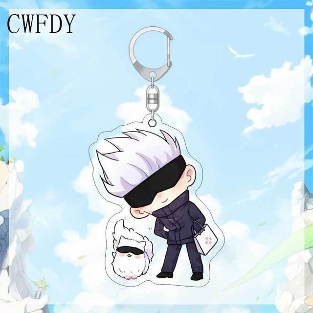 Anime Geto Suguru Ryomen Sukuna Fushiguro Toji Nanami Kento Okkotsu Yuta Inumaki Toge Acryl Schlüsselanhänger Anhänger Figur Spielzeug Geschenk