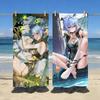 Lucia Elowen Game ZZZ Towel Sports Quick Dry Travel Camping Gear Sandproof Soft Light Large Beach Towel