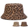 Unisex Leopard Print Personality Bucket Hats Fishermen Caps Outdoor Casual Cap Sunscreen Hat