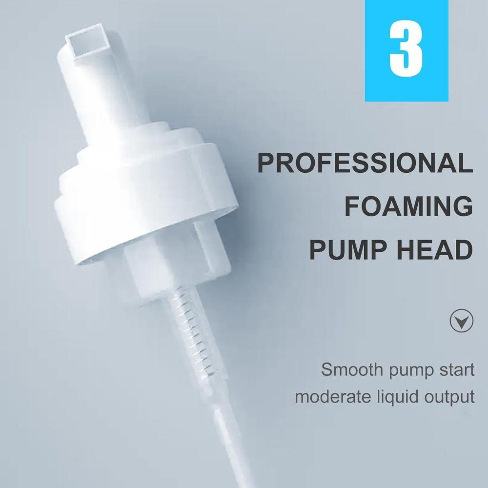 Clear Foam Pump Bottle Plastic Empty Soap Bottle Portable Foaming Dispenser  Travel Cleaning
