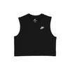 Sportkleding Club Geborduurd Logo Mouwloos Casual Tanktop Dames Tops Zwart FV5506-010