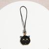 Cartoon Metal Anime Ghost Demon Phone Rope Keychain Lovers Mobile Phone Charms Cute Keychains Strap Lanyard Bag Pendant