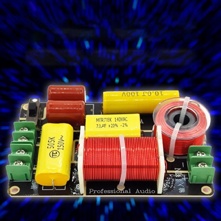 250W Subwoofer s čistými basy Frekvenční výhybka Rozdělovač 2pásmový reproduktor