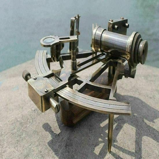 Sextant Marine Vintage Navigation Instrument Nautical Marine Astrolabe