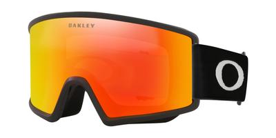 Oakley RIDGE LINE L Skibrille Mattschwarz / Fire Iridium Linse (Große Passform)