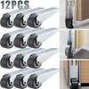 1-12PCS Sliding Door Roller Pulley Universal Furniture Caster Wheel Mini Silent Track Pulley Roller for Table Cabinet Hardware