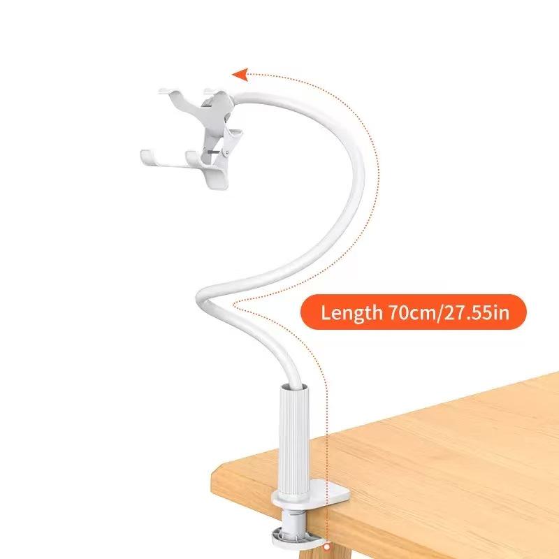 Universal Lazy Phone Holder: Multi-functional Spiral Base for Bedside, Tabletop, or Bed Head
