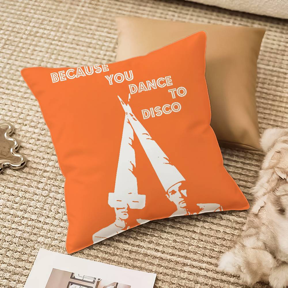 Housse de coussin Musique P-Pet Shop Boys Housse de coussin Anti-acariens Fermeture éclair invisible Canapé Lit
