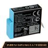 Bateria de Lítio Recarregável Para GoPro Hero 8 Hero 7 Hero 6 Hero 5 SPJB1B Bateria de Câmera de Ação 1220mAh