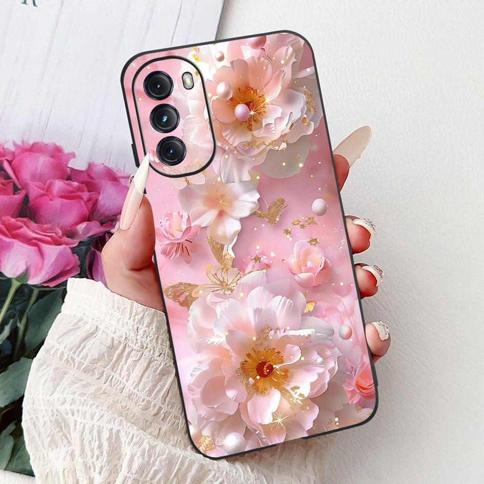 For Motorola Moto G 2022 Case Cover Fashion Butterfly Flower Soft Silicone Phone Cases For Moto G 5G Plus 2020 XT2075 Back Cover