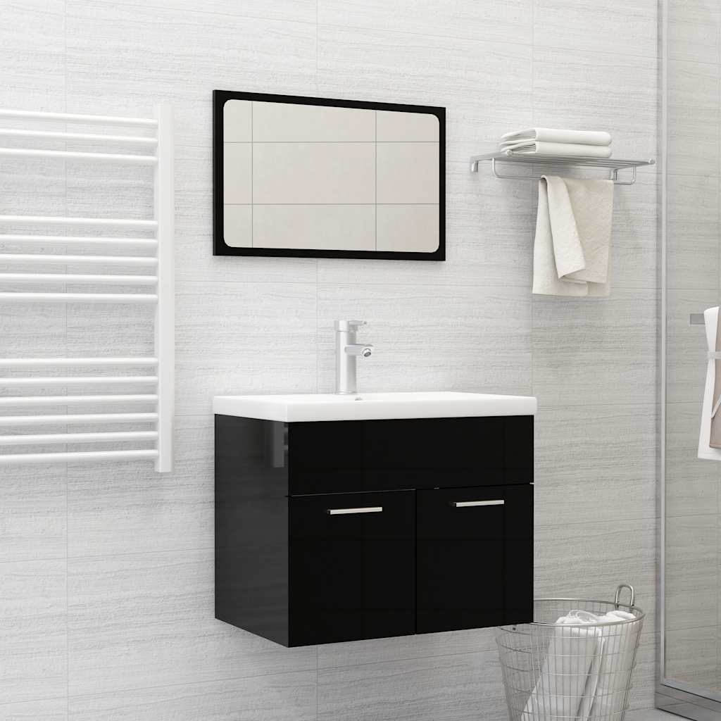 Built In Wash Basin with Faucet 61 X 39 X 18 Cm Ceramic White