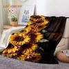 Traum-Sonnenblumen Nordische Gänseblümchen Weiche Decken, Warme Kuscheldecke Bequeme Decke für Picknick Betten Sofa Zuhause Schlafzimmer Geschenk