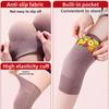 Insert Pocket Knee Sleeves Non-Slip Fabric Knee Warmer Sleeves Leg Warmer Sleeves  Winter Warmth