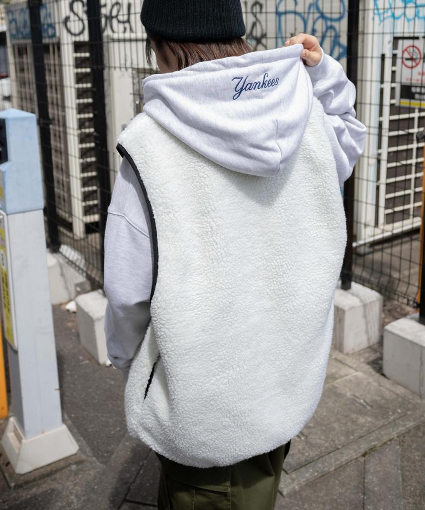 WEGO Gilet Reversibile in Boa Taglia Bianco, M,