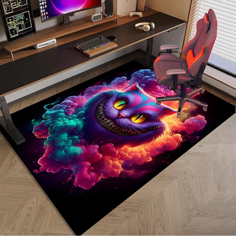 1PC WonderlCat Fantasy Rug Game Carpet, Floor Mat for Bedroom Living Room Entryway Rug, Home Decor Idea Gift for Christmas Birthday
