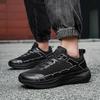 Summer Large Size New Men's Lightweight Shock Absorption Casual Sports Shoes Thick Sole Heightening Wide Last Trend Versatile Running Shoes