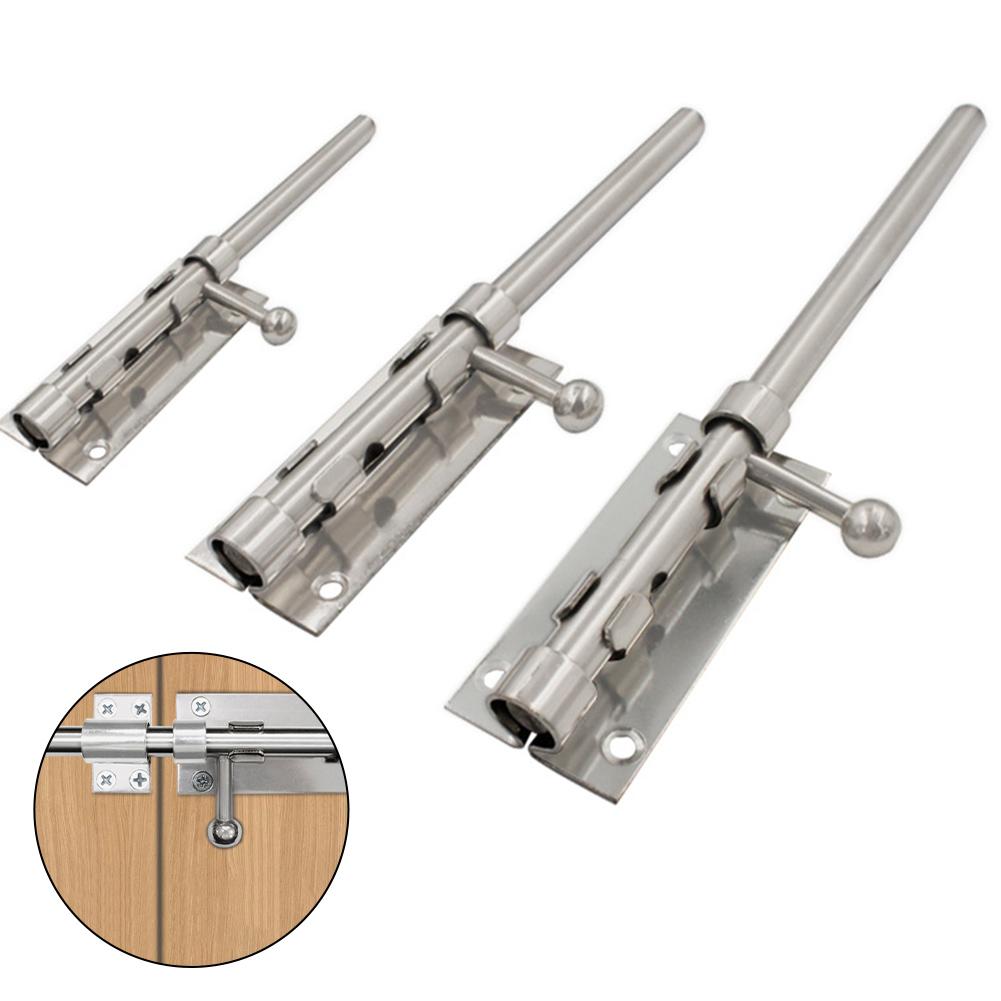 Chrome Door Lock Bathroom Door Lock DIY At Home Precision Processing Vertical And Horizontal Installation For Locker Room 6in