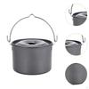 4L Aluminum Cooking Pot for Outdoor Activities with Lid Fishing and Camping