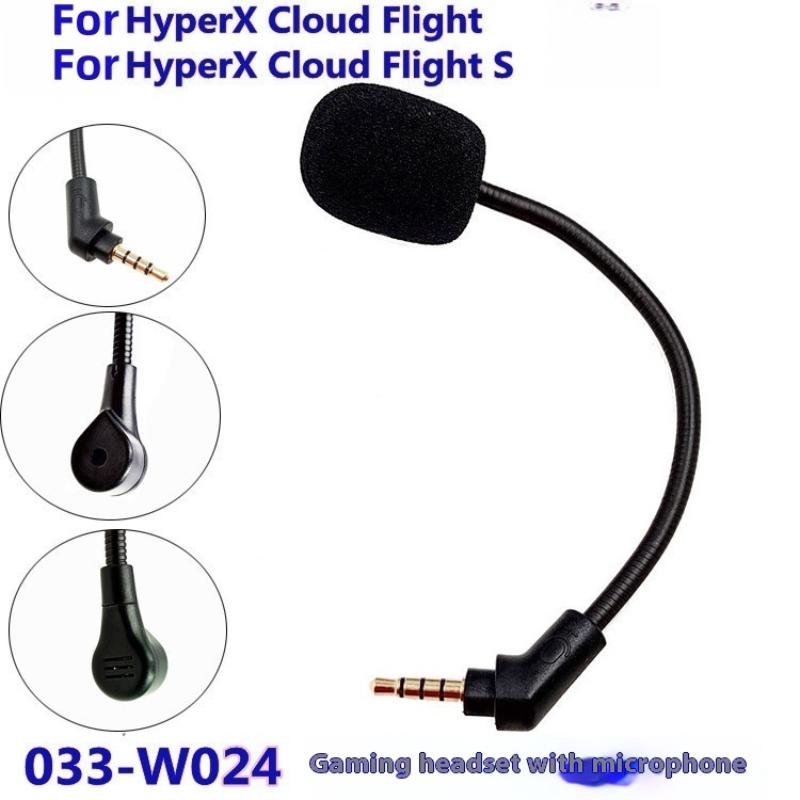 1 Pezzo Cuffie da Gioco per Kingston Hyperx Cloud 2 Ii X Core Pro Cloud Argento X Microfono di Ricambio per Gioco Microfono da 3,5 Mm