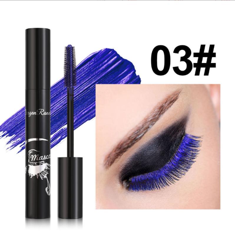 Color Mascara Waterproof Long Lasting Eyelashes Easy To Remove Mascara Beauty