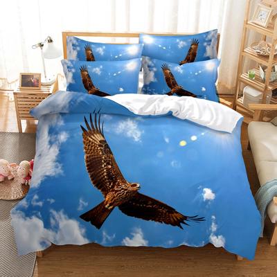 Ropa De Cama Bed Comforter Set Luxury King Size Owl Bedclothes Cover Set For Beds Home Textile Double Size 228X228 High Quality