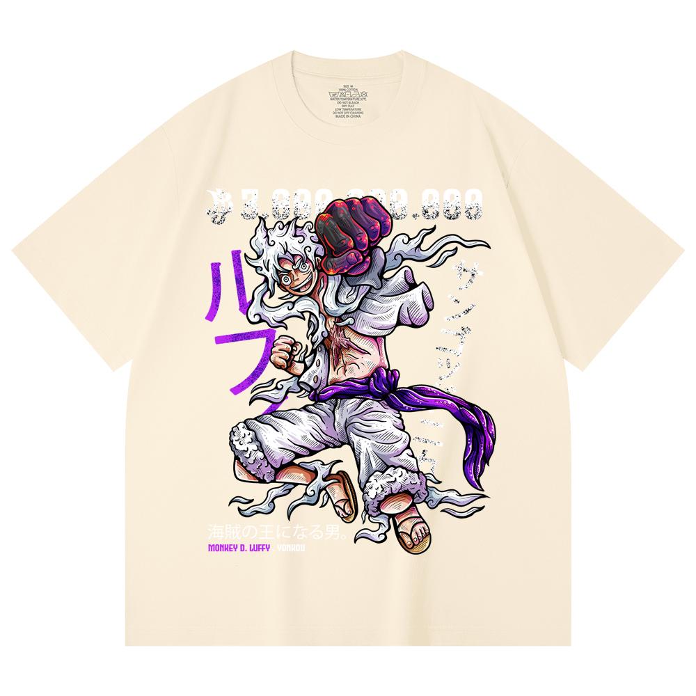 230 Gsm 100% Cotton One Piece V3 Sun God Nika Print Unisex Heavy Cotton T Shirt