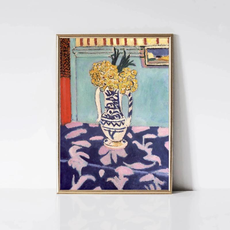 Henri Matisse Classic Artworks Colorful Landscape Poster Woman Portrait Cat Flower Canvas Printing Wall Art for Room Home Decor