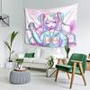 Needy Streamer Overload Pixel Art Wall Tapestry  KAngel Character Trendy Room Decor for Vtuber  Cute Internet Culture Fans
