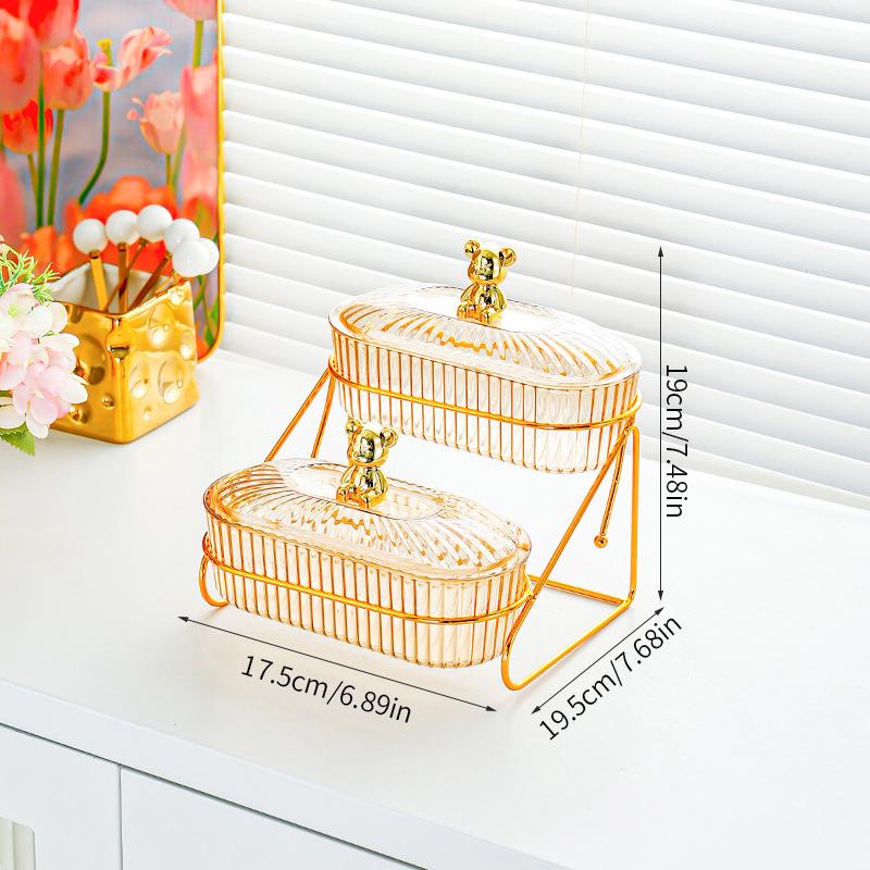 New Style Divided Fruit and Snack Display Plate for Living Room