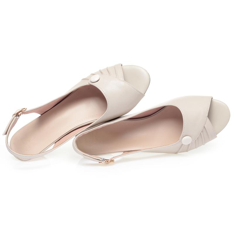 Fashion AIYUQI 2025 New Women's Sandals Fashionable Fish-mouth Formal Female Sandals Large Size Non-slip Hollow Women Shoes
