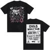 Singer Jan Bloom Print Tshirt Idol World Tour Tshirt Unisexs Fashion Short Sleeve Top Cotton Summer Tshirt Unisex