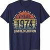 Vintage 1974 Limited Edition 50 Birthday Cool T Shirt