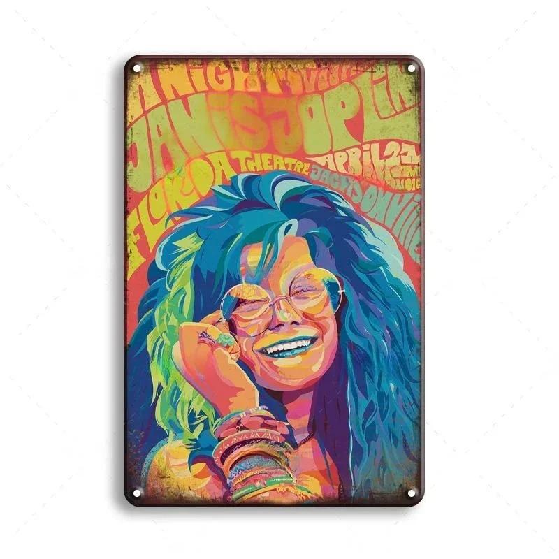 Vintage Classics Rock Band Poster Metal Plaque Tin Sign Shabby Chic Music Bar Club Wall Decoration Accessories Home Decor Plates