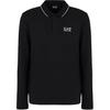 Emporio Armani EA7 SS24 Polo Shirt Men's Black 8NPF17-PJVUZ-1200