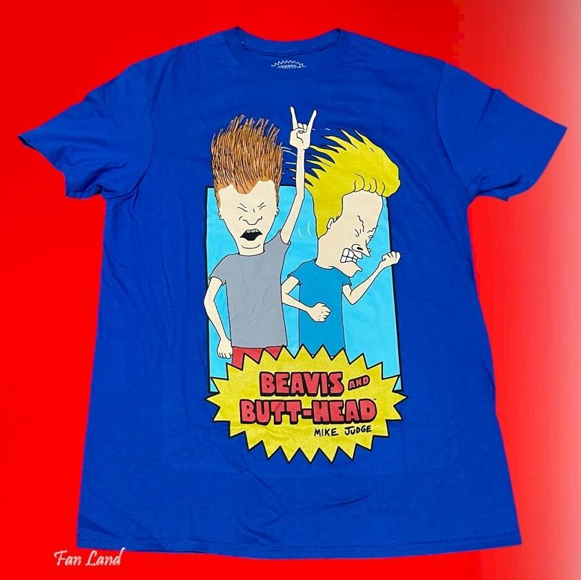New MTV Beavis And Butthead Mike Judge Mens 1993 Blue Classic Unisex T-Shirt